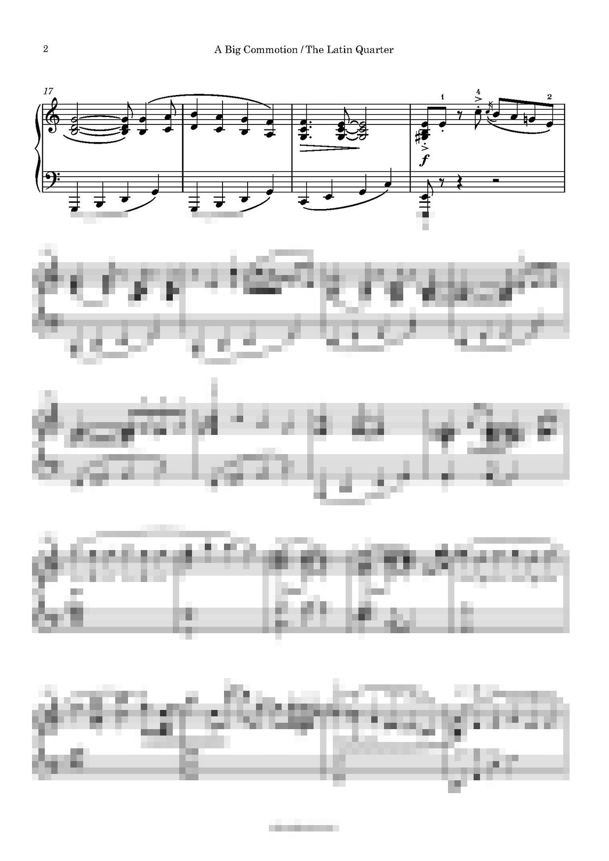 A Big Commotion / The Latin Quarter