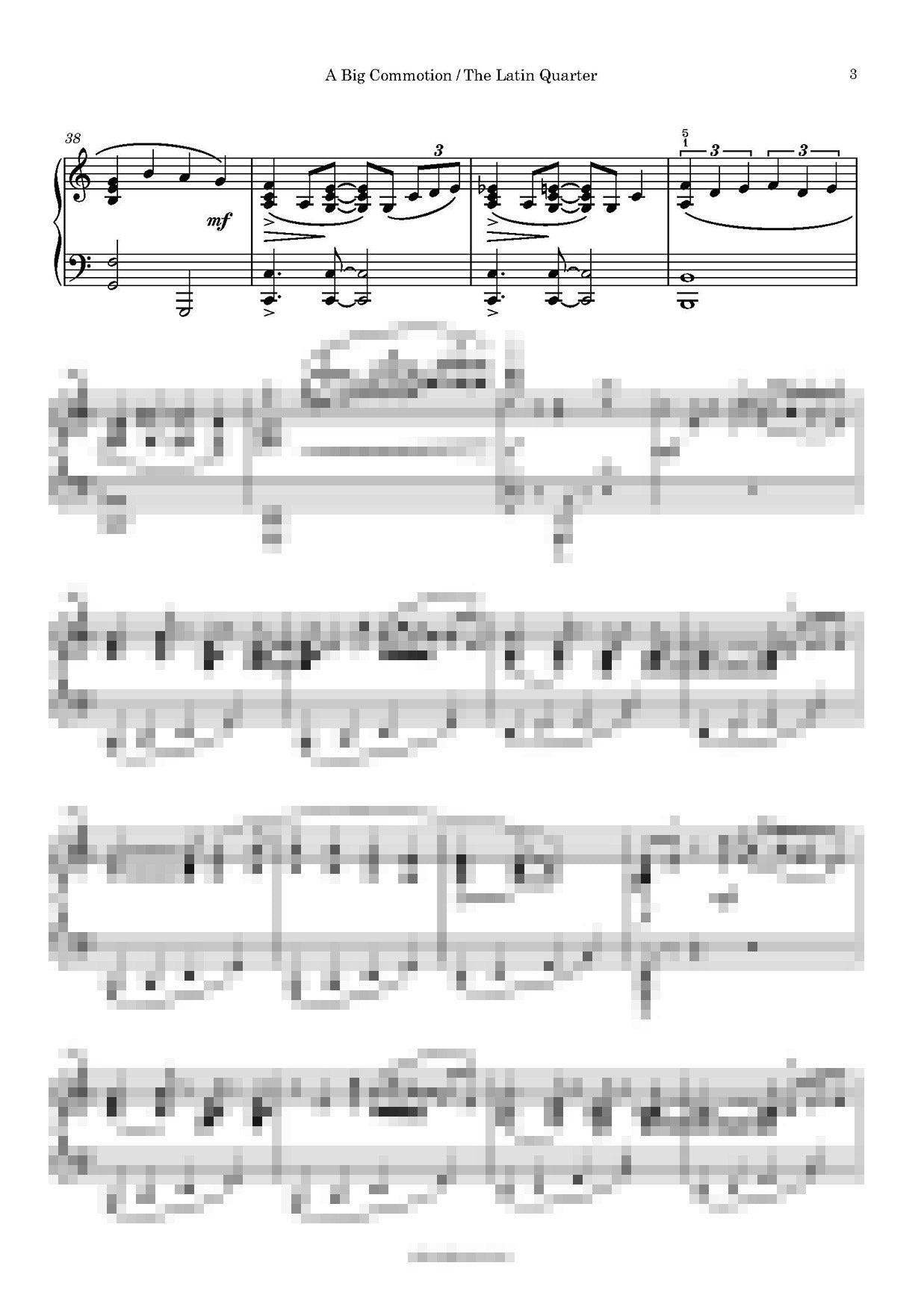 A Big Commotion / The Latin Quarter