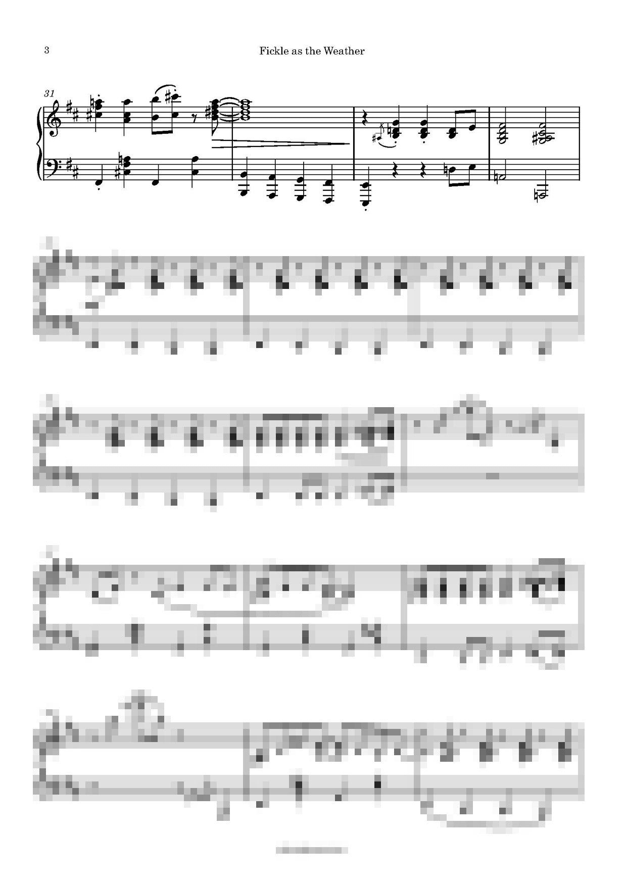 Fickle as the Weather