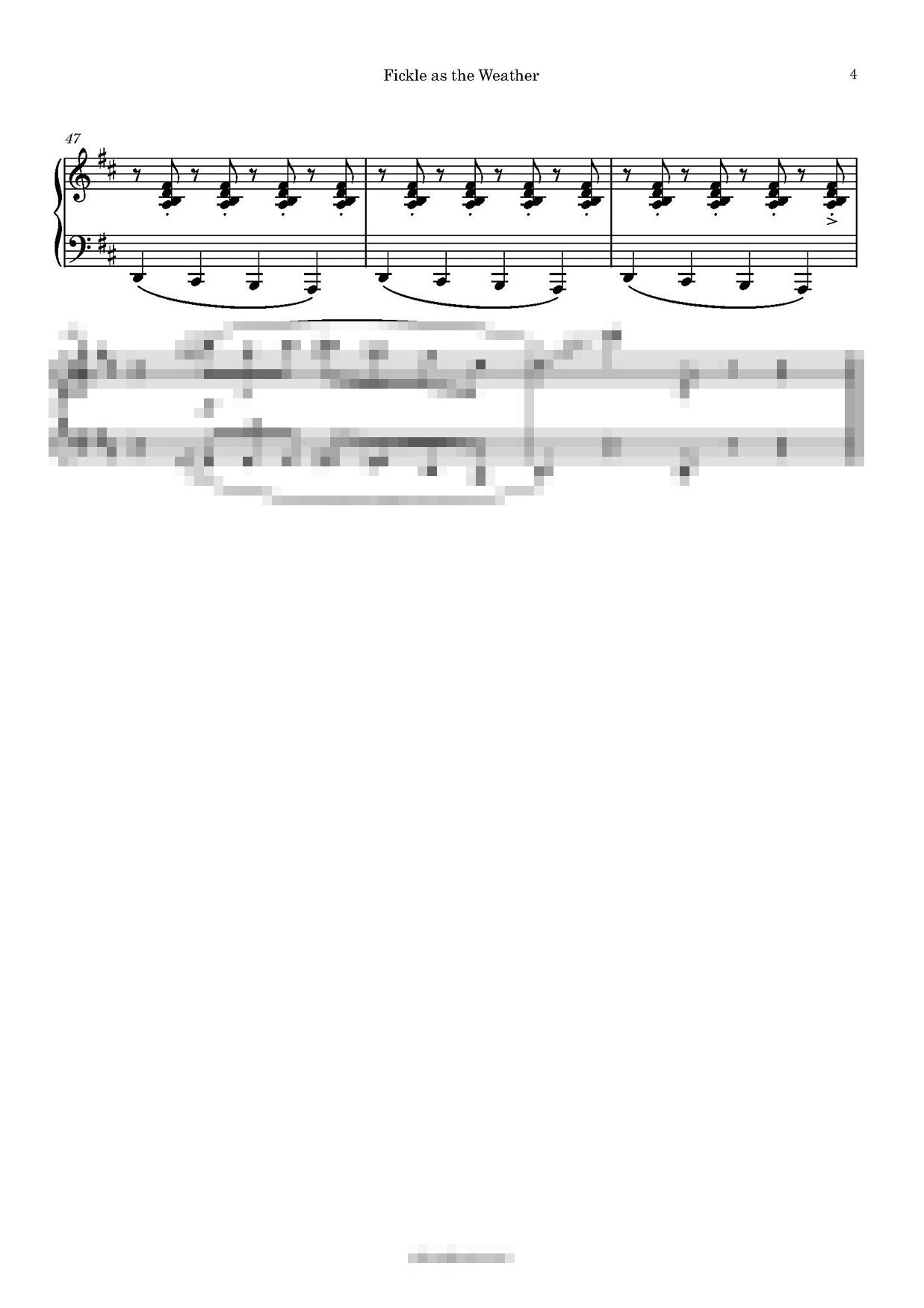 Fickle as the Weather