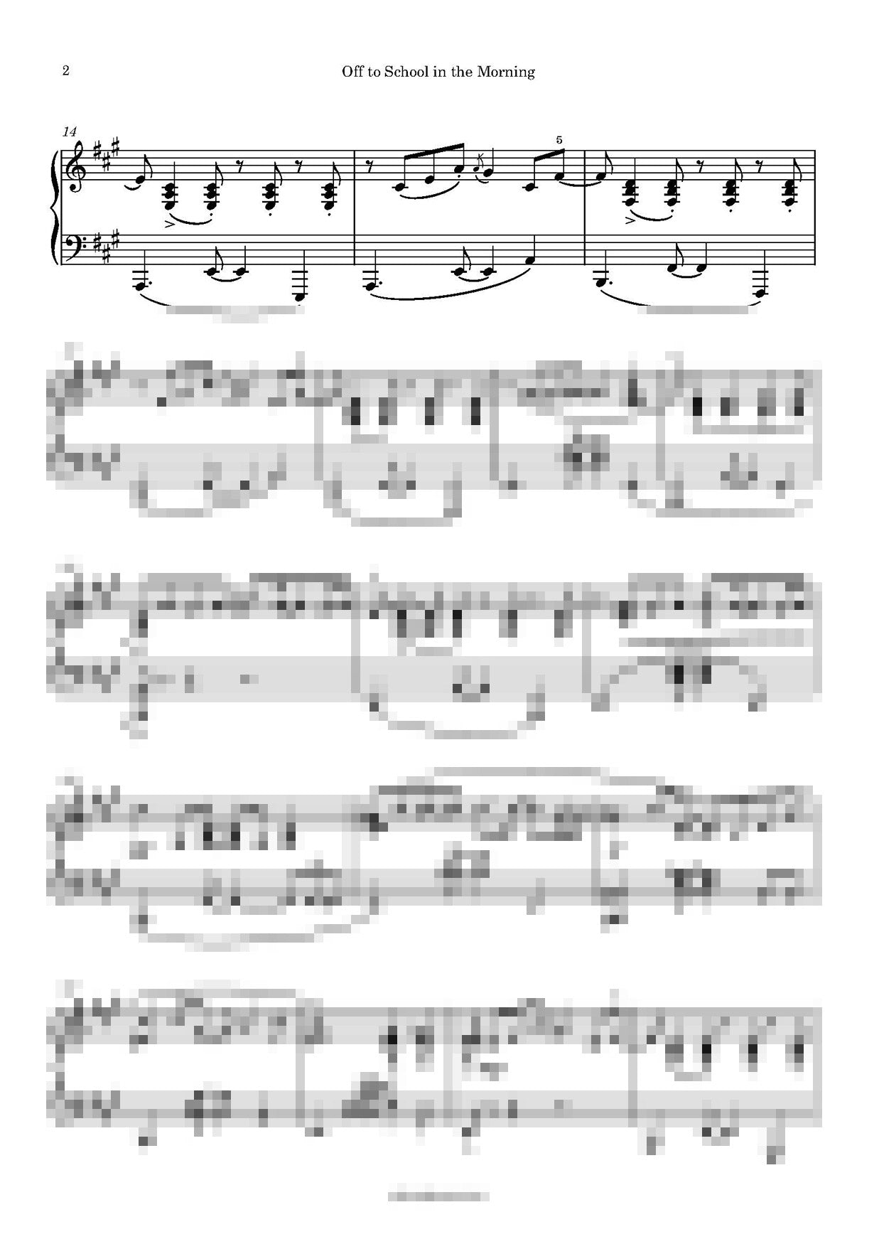 Off to School in the Morning