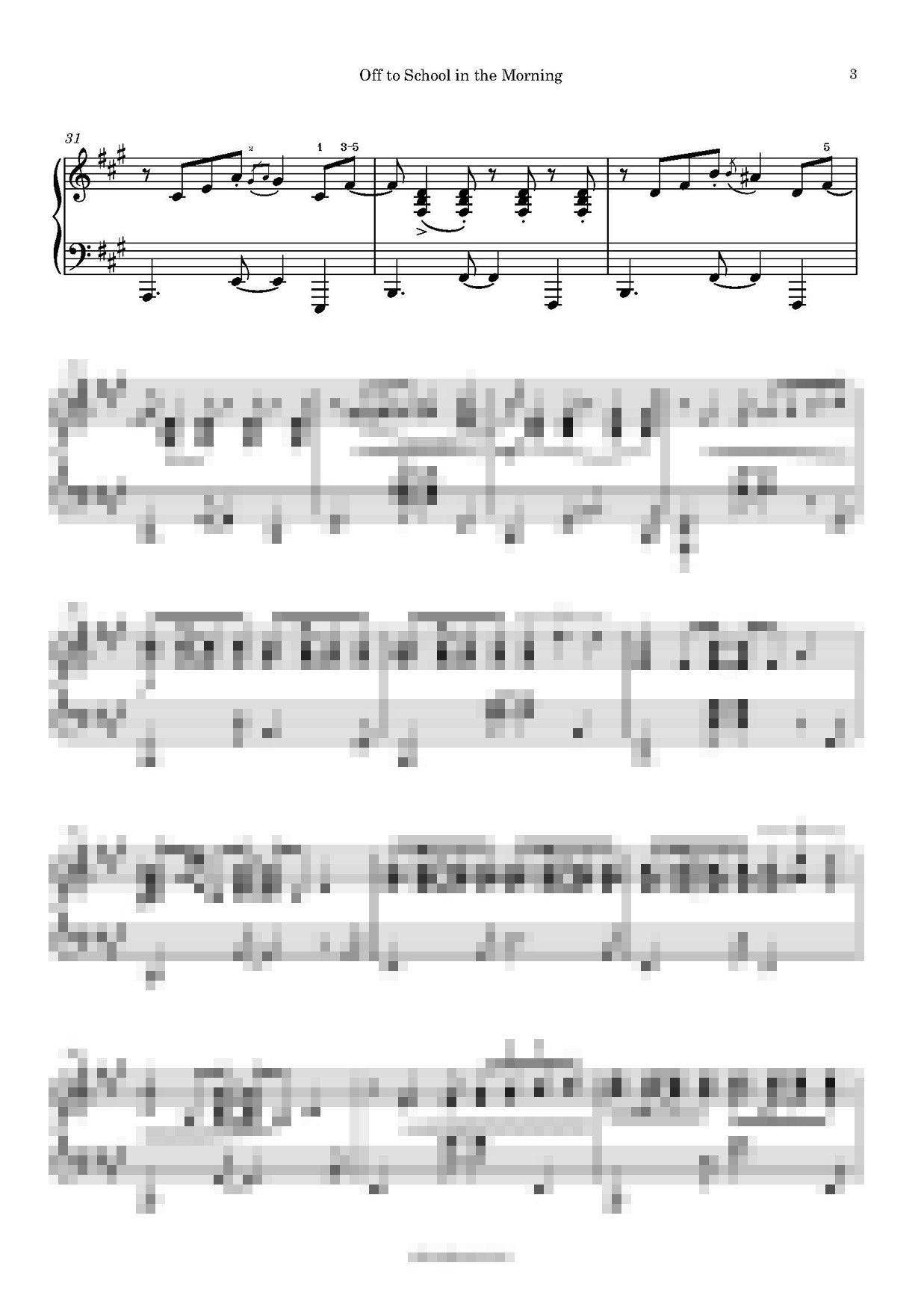 Off to School in the Morning