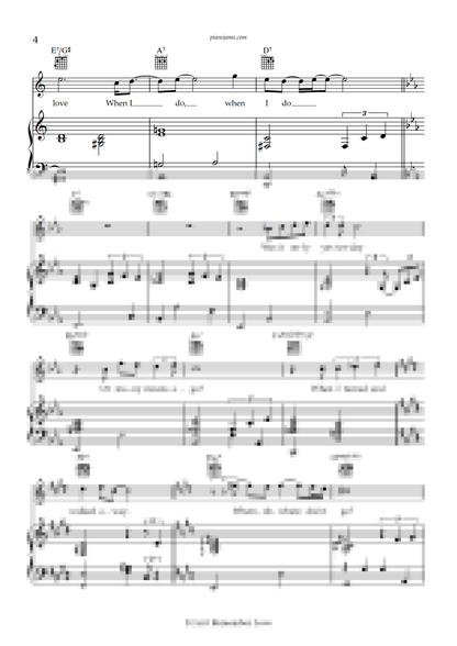 I Can't Remember Love (Piano accompaniment)