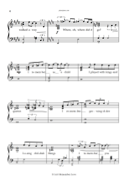 I Can't Remember Love (Piano Solo)